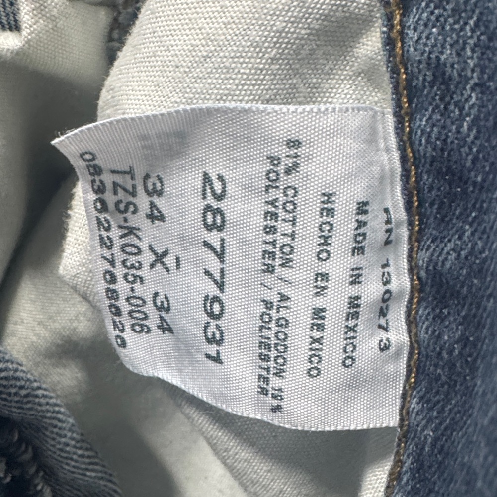 LEE LOOSE FIT CARPENTER JEANS MEN'S SIZE 34 X 34 DENIM WORKWEAR - Picture 6 of 16
